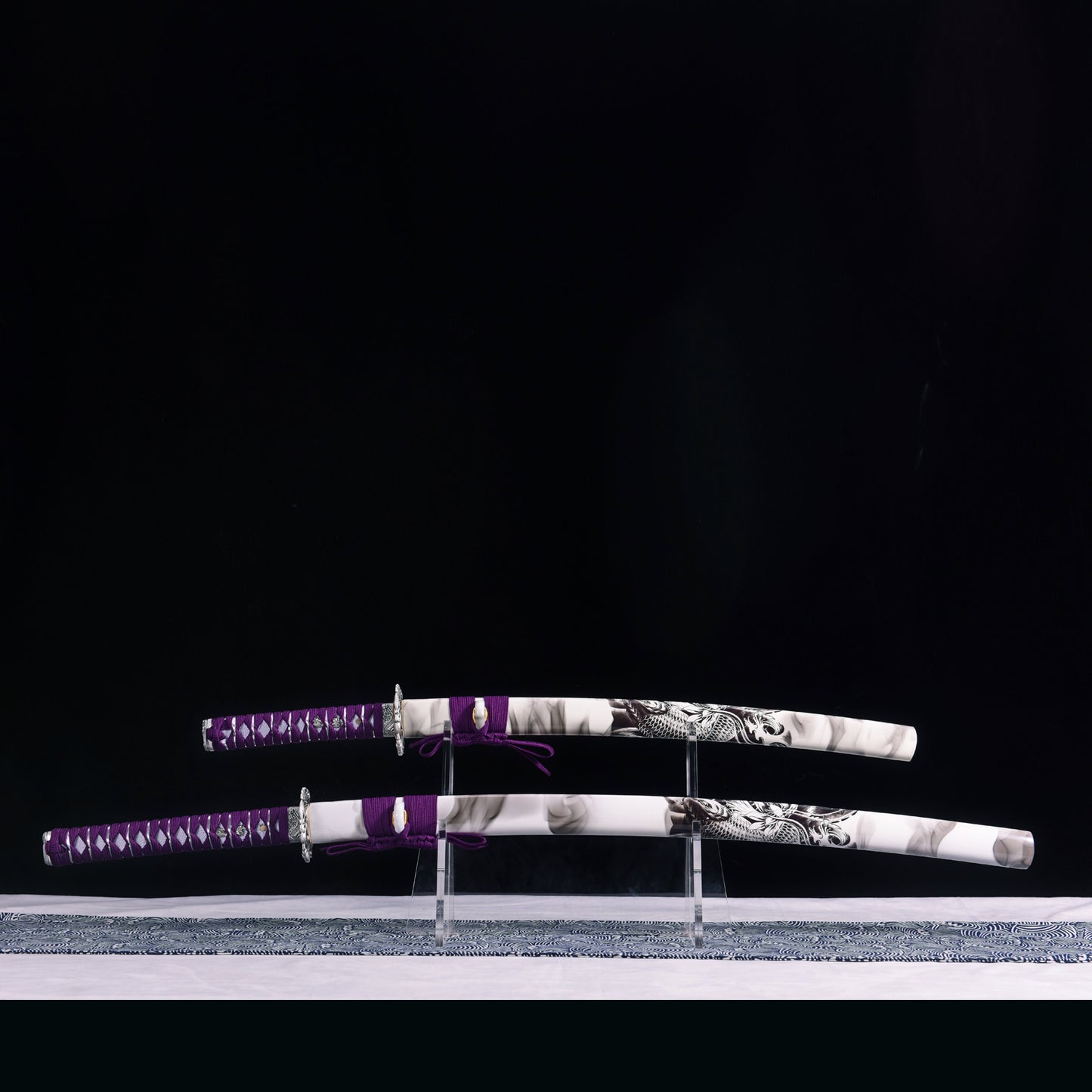 Handmade Japanese Sword Katana T10 Steel Clay Tempering - QZH054