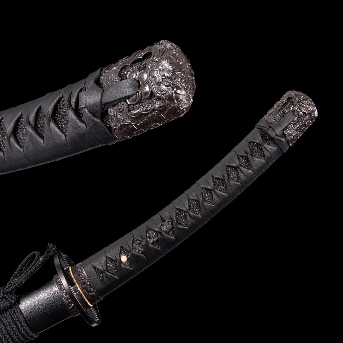 Handmade Japanese Sword Nashiji Handachi Rurouni Kenshin Hitokiri Battosai - QZH049