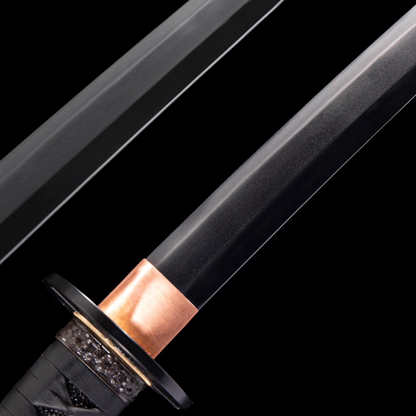 Handmade Japanese Sword Nashiji Handachi Rurouni Kenshin Hitokiri Battosai - QZH049