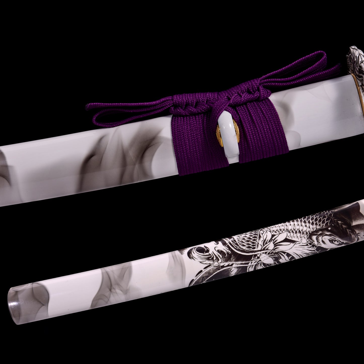 Handmade Japanese Sword Katana T10 Steel Clay Tempering - QZH054